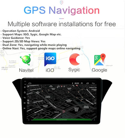 9'' Android Stereo Radio GPS Navi for Hyundai Genesis/Rohens Coupe (2012–2016)