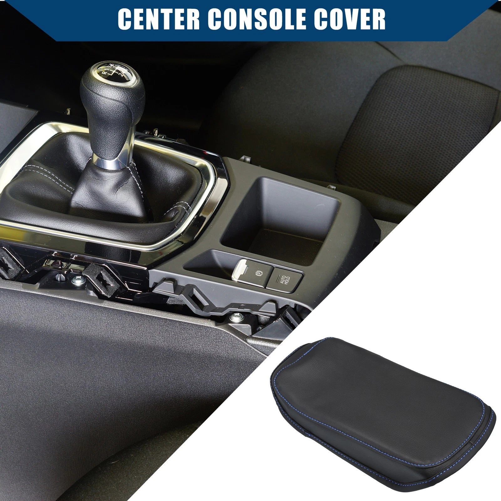 Car Center Console Armrest Cover for Hyundai Kona (2018–2023) Durable