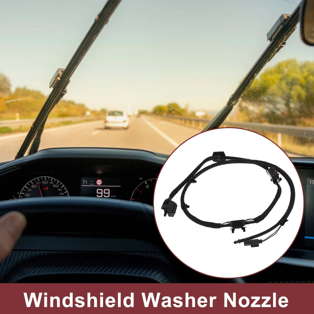 Front Windshield Washer Nozzle for BMW X5 (2007–2013) Black