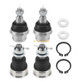 Set of 4 Heavy Duty Upper & Lower Ball Joints for Honda Talon 1000R & 1000X (2019–2023)