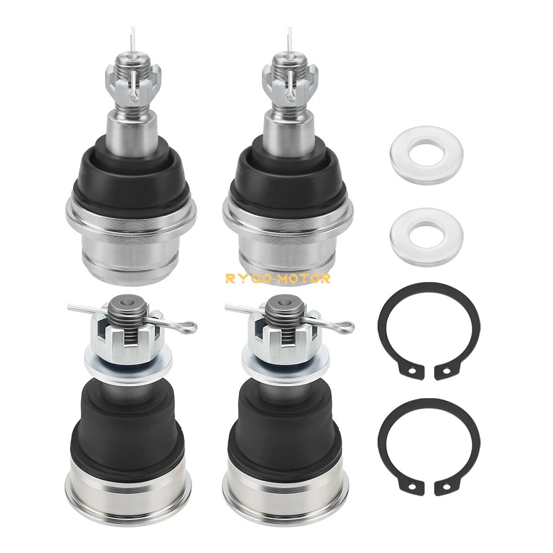 Set of 4 Heavy Duty Upper & Lower Ball Joints for Honda Talon 1000R & 1000X (2019–2023)