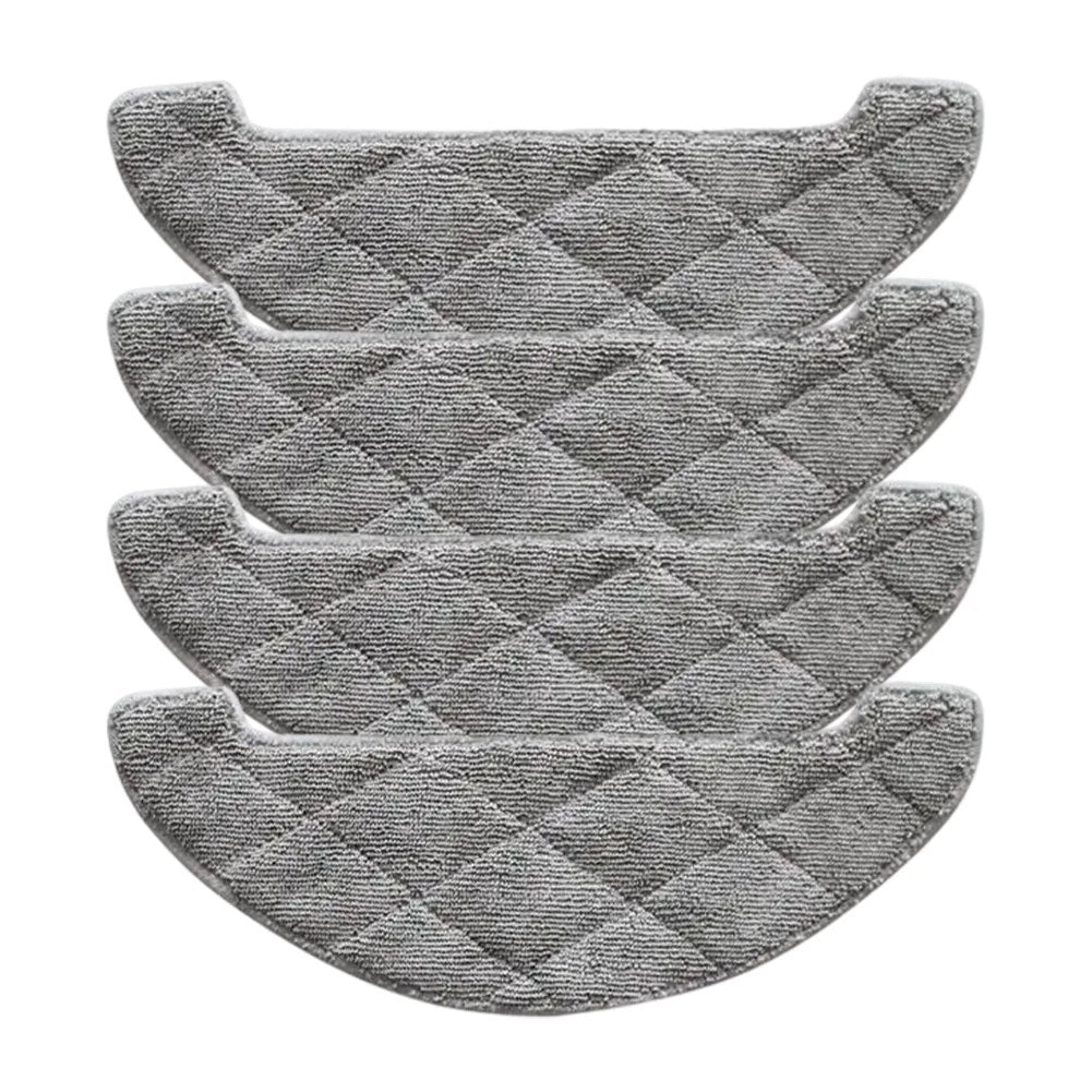 Set of 4 Mop Cloths for Tuvio TR04MLBB Robot Vacuum Cleaner