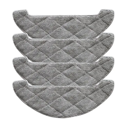 Set of 4 Mop Cloths for Tuvio TR04MLBB Robot Vacuum Cleaner