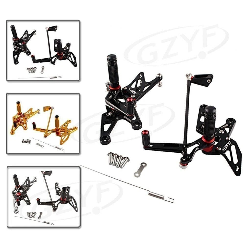 CNC Adjustable Rear Foot Pegs for Yamaha YZF R1 (2007–2008)