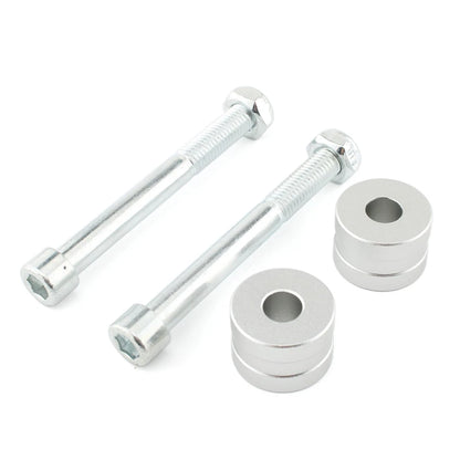 Handle Bar Risers Kit for Ducati Hypermotard 1100 (2007–2009) Silver