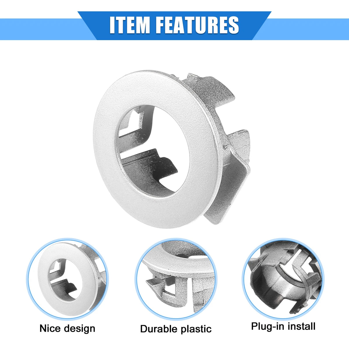 2X Parking Sensor Retainer Holder for Toyota (No. 89348-28100)