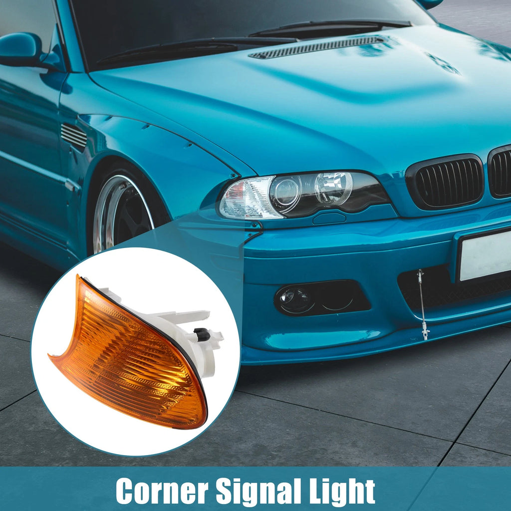 Pair Amber Turn Signal Light for BMW E46 3 Series (2000–2001)