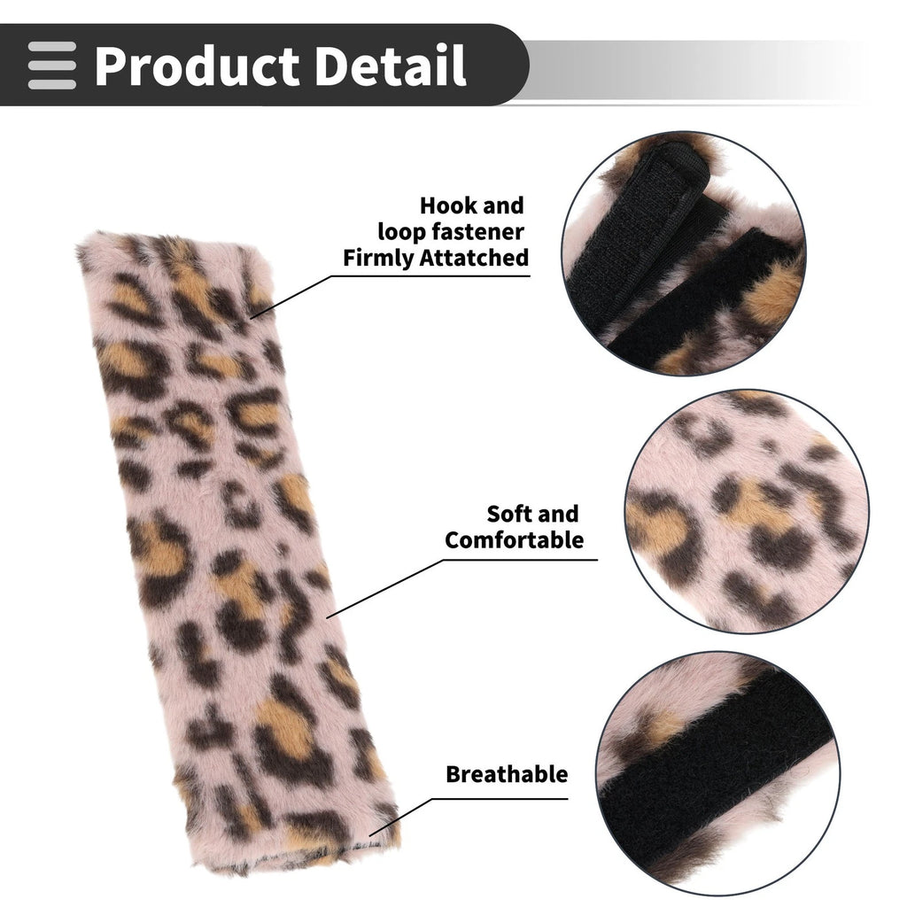 Seat Belt Cover Pad for Universal Fit (1 Pair)