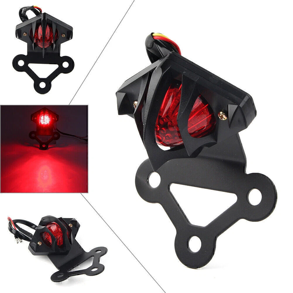 Rear Tail Brake Light for Harley Chopper Bobber Cafe Racer (12V)