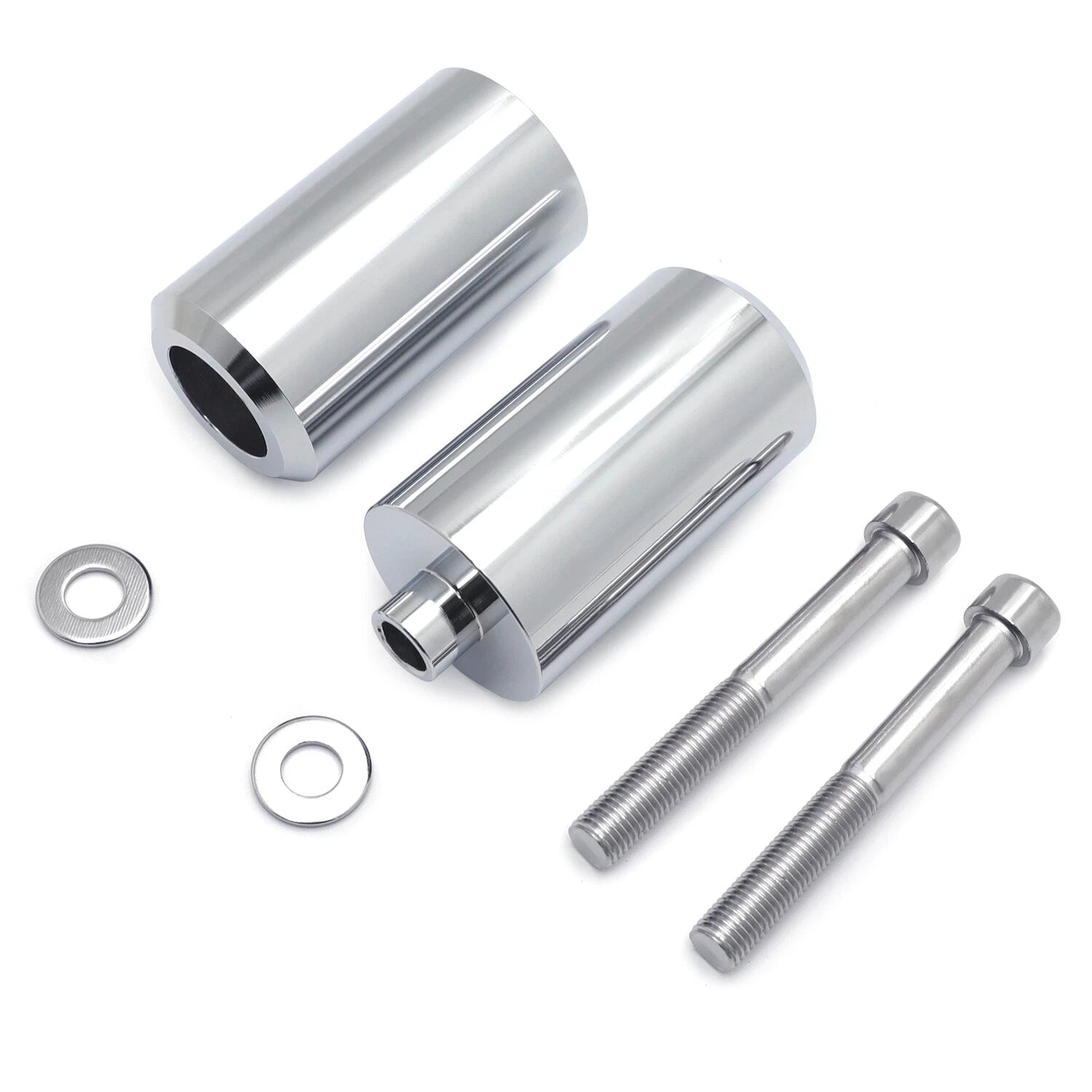 Chrome Frame Sliders for Yamaha YZF 600R Thundercat (1996–2007)