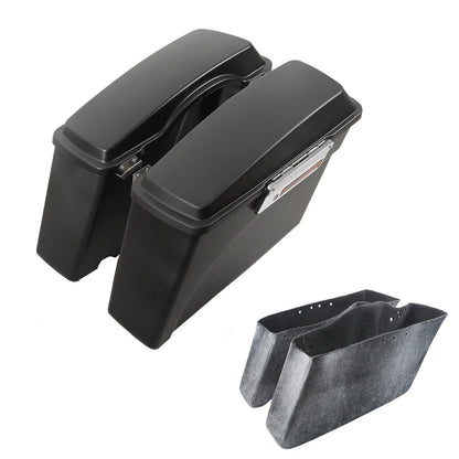 Saddlebags w/ Latch Keys for Harley Touring Road King Glide (1994–2013)