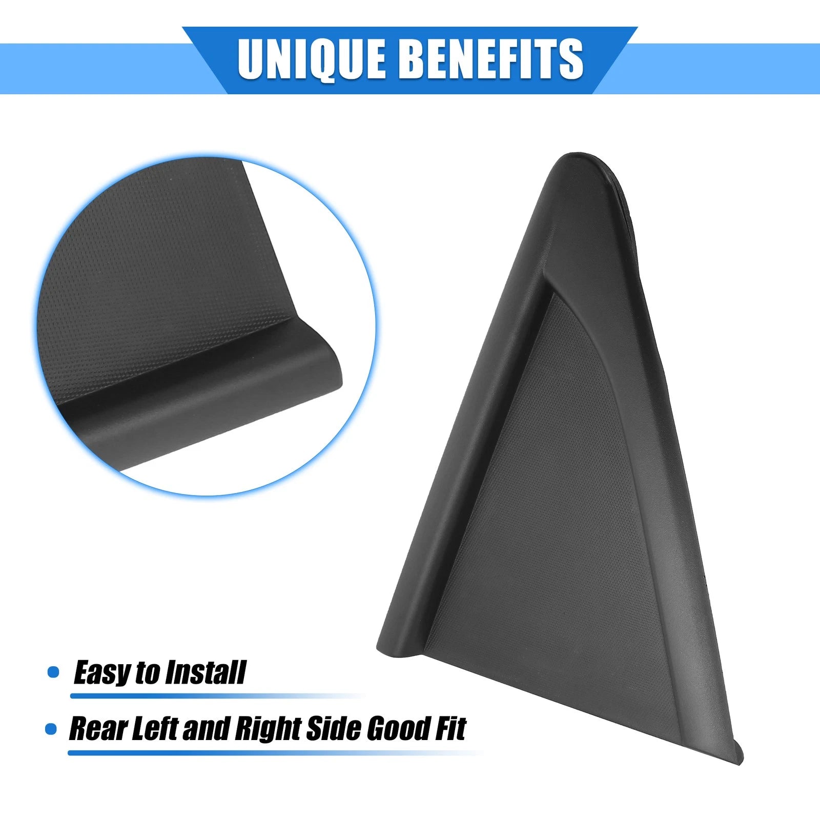 Mirror Corner Triangle Fender Covers Rear Left Right for Chevrolet Cruze (2011–2015)