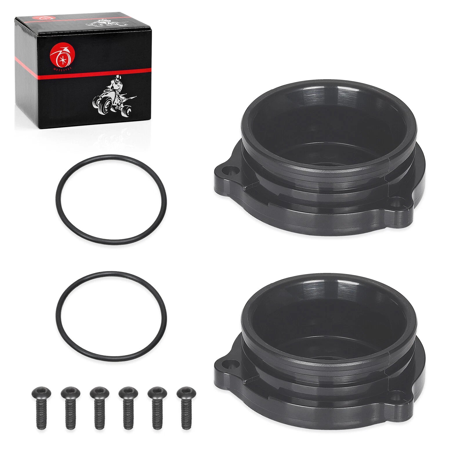 2 Front Wheel Hubcaps for Polaris Scrambler Magnum Sportsman (1995–2006)