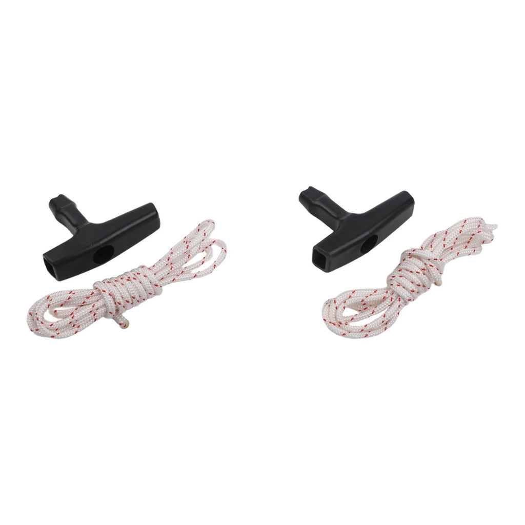 2 Piece Pull Rope and Handle Kit for Outdoor Power Equipment (4mm, 6ft)