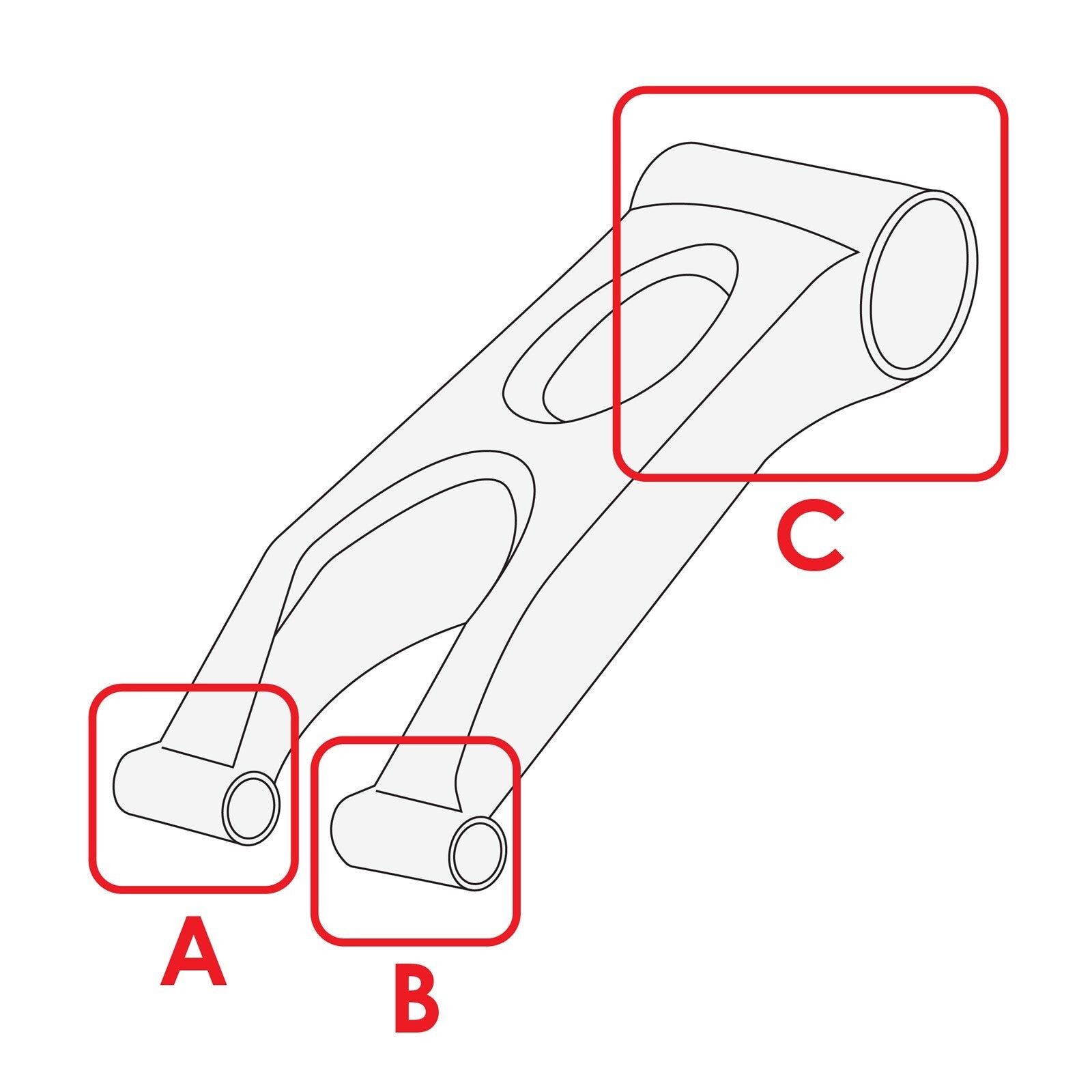 Caltric Swing Arm Pivot Bolt Replacement for Honda Rancher 400 TRX400FA (2004–2007)