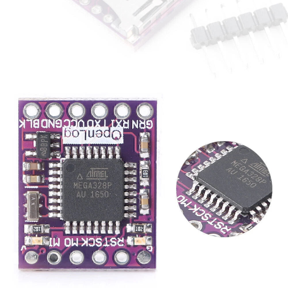Openlog Serial Data Logger for Universal Applications (MicroSD, ATmega328)