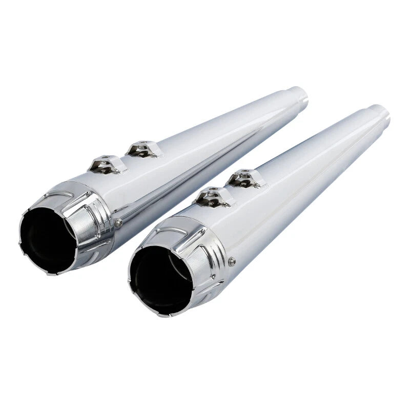 4" Slip-On Megaphone Mufflers for Harley Electra Road Glide (1995–2016)