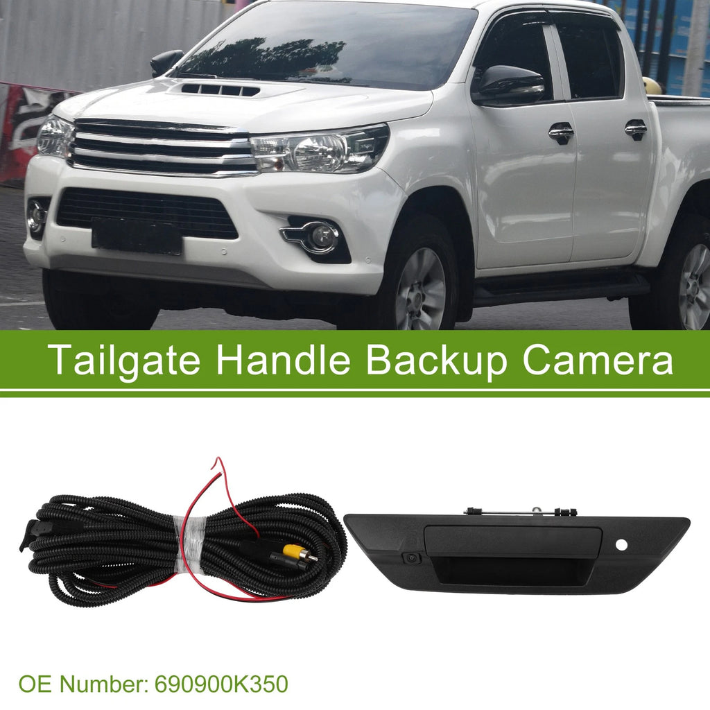 Tailgate Handle with Backup Rear View Camera for Toyota Hilux (2016–2020)