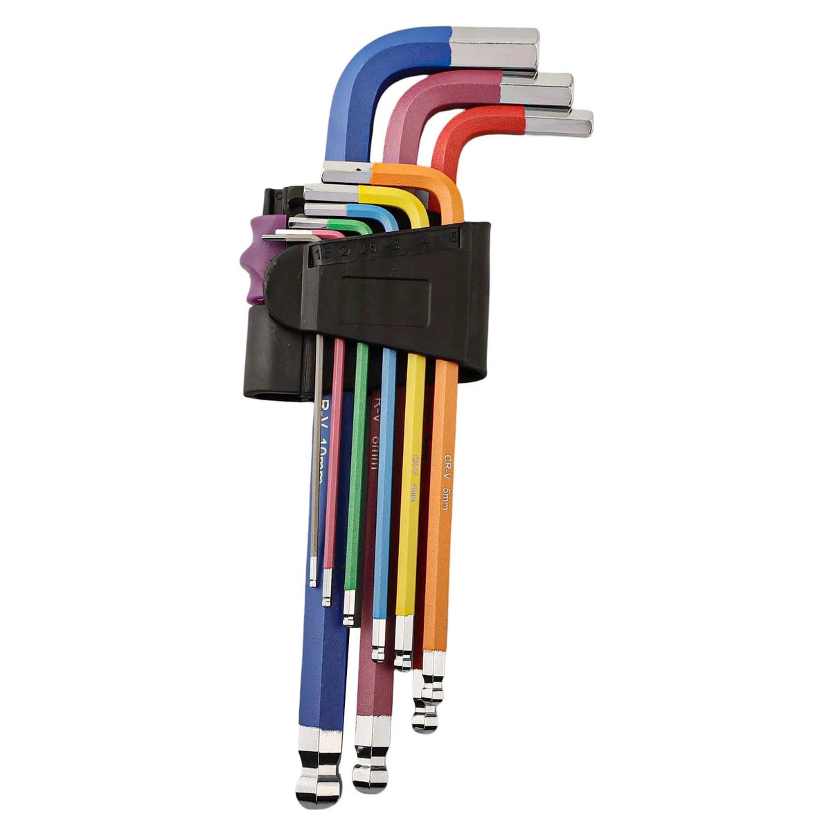 Colorful Metric Hex Key Set for Quick Identification