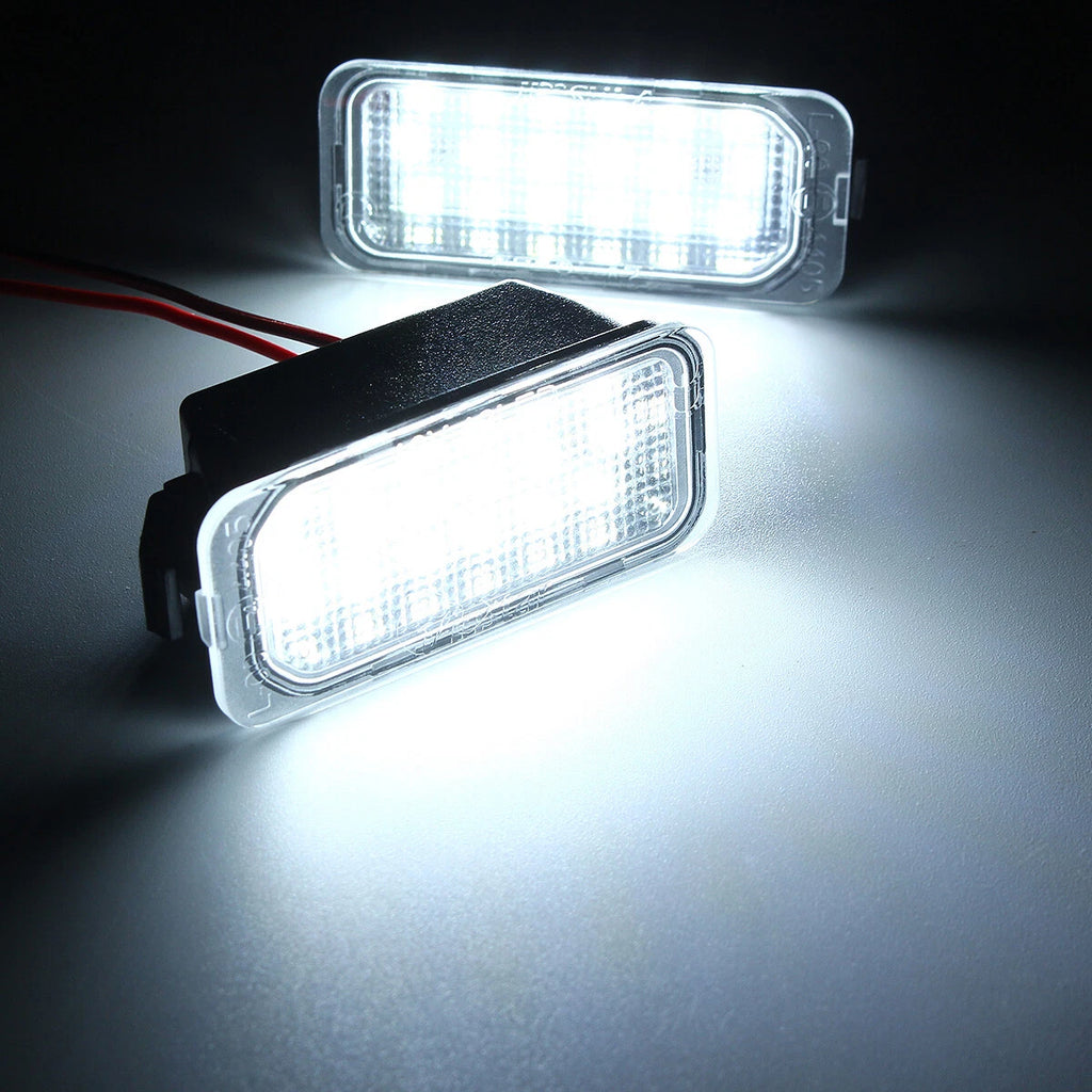 2X 18SMD LED License Plate Light for Ford Fiesta Focus Mondeo Kuga