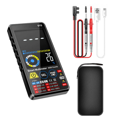 Digital Multimeter Tester for Auto Range 6000 Counts (AC DC Volt Ohm Hz)