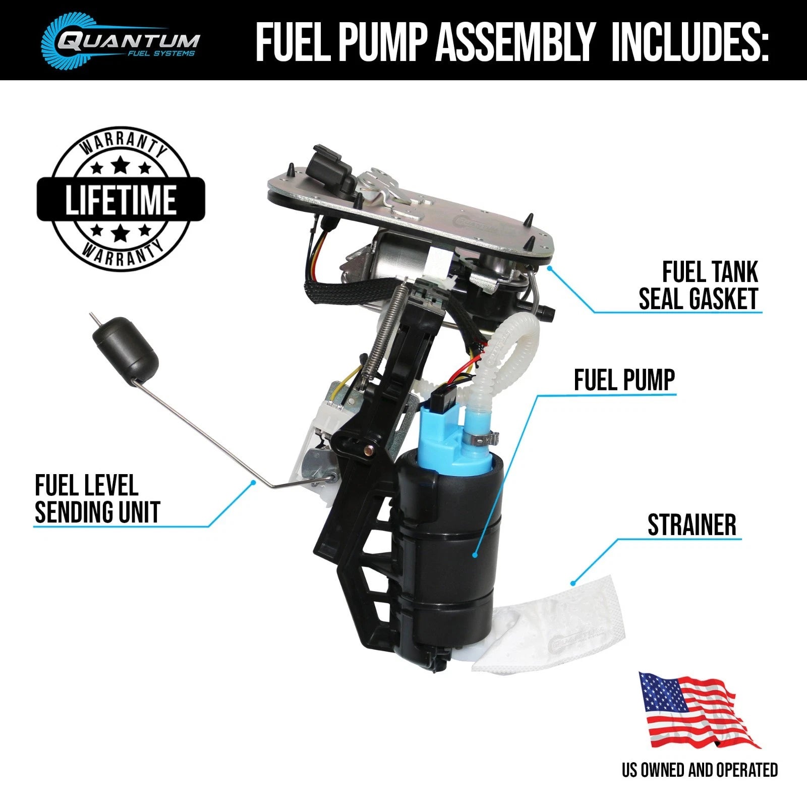 Fuel Pump Module Assembly 62897-01B for Harley Davidson FLST FXST (2001–2005)