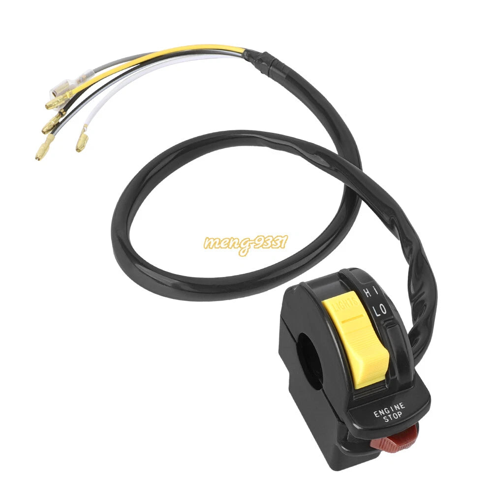Handlebar Control Stop Headlight Switch Button for Suzuki LT230S (1985–1988)