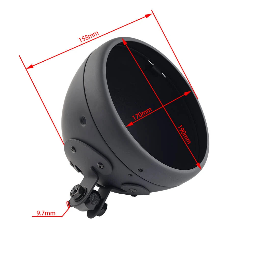 7" Motorcycle Headlight Housing for Harley