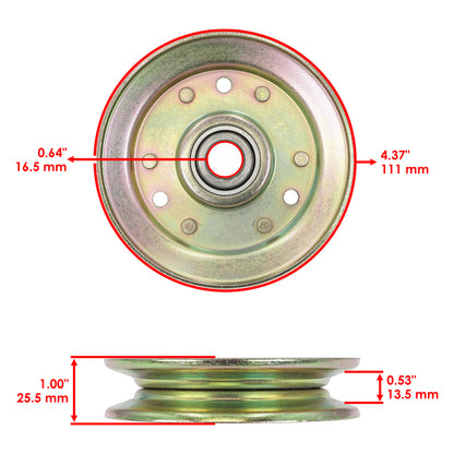 Deck Idler Pulley Replacement for Dixie Chopper 3066LP 3360 3372 30234 (1990–1990)