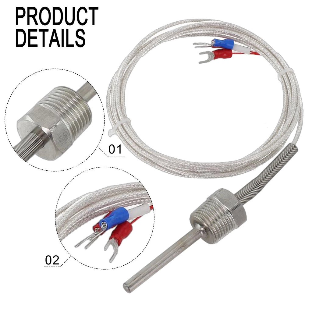 Pt100 Waterproof Probe Sensor for Automotive Applications (50mm)