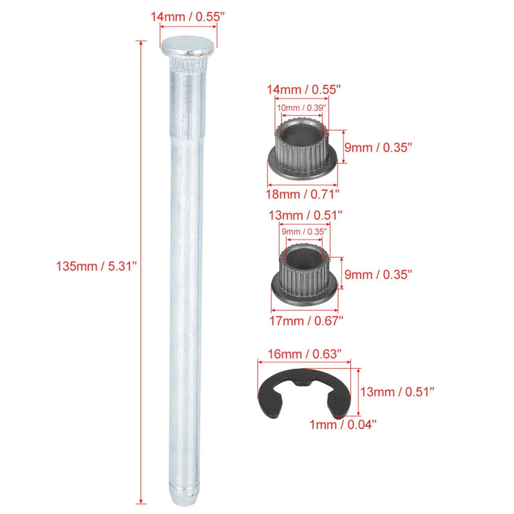 Door Hinge Bushing Liners Replacement Set for Chevrolet K3500 (2000–2000)