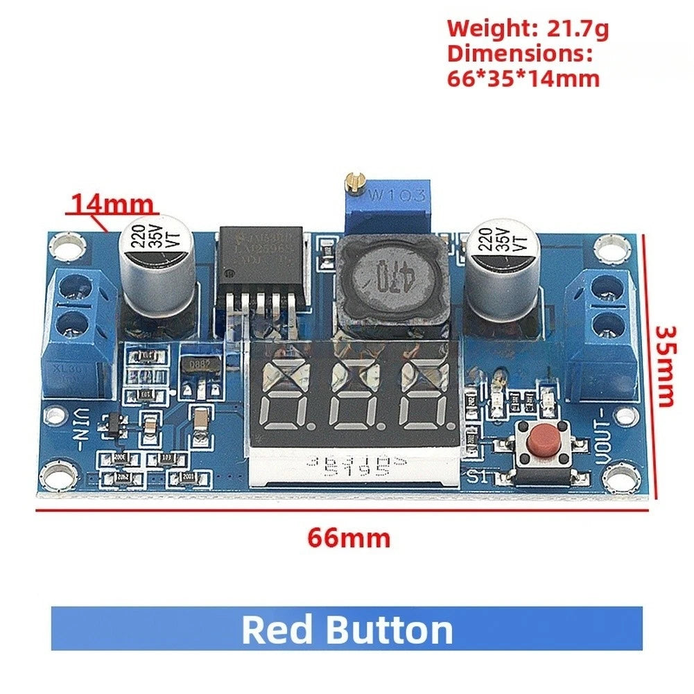 5 Pieces Adjustable Converter Regulator 1.25V to 37V 2A 3A Output