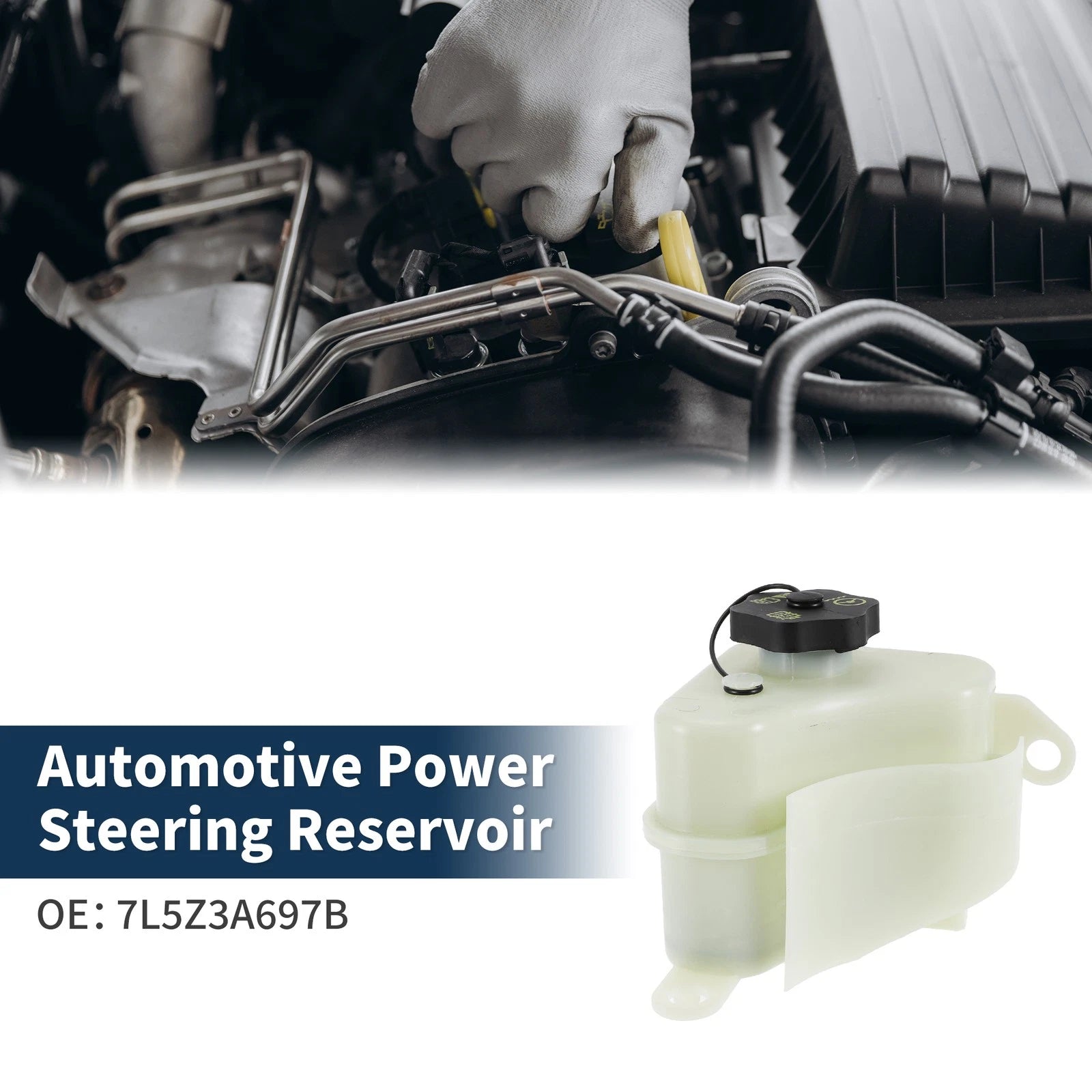 Power Steering Reservoir Replacement for Ford Explorer 6 Cyl (1997–2001)