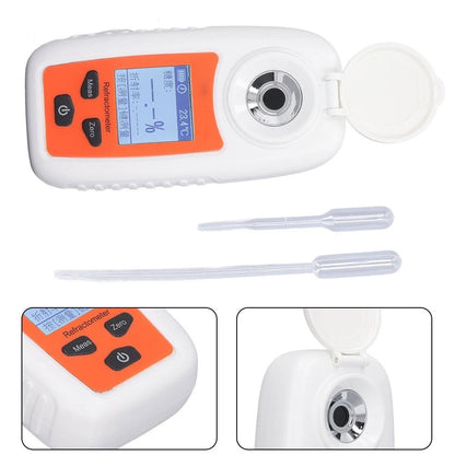 ST335A LCD Refractometer for Fruit Sugar Analysis (113x56x26mm)