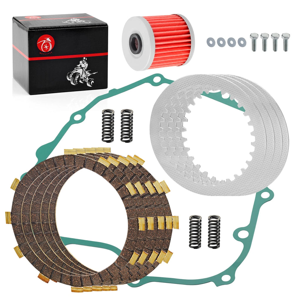 Clutch Kit, Gasket & Oil Filter for Kawasaki Ninja 250R EX250F (1988–2007)