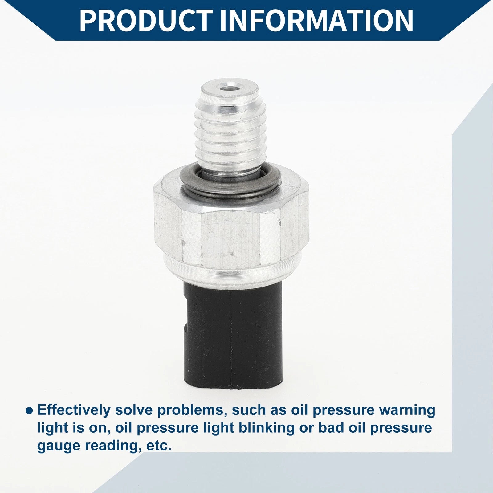 Engine Oil Pressure Sensor Switch Durable Replacement for Buick Allure (2009–2009)