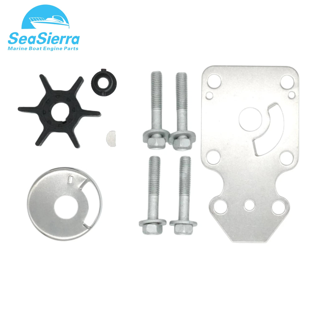 Water Pump Impeller Repair Kit for Yamaha F9.9 F15 T9.9 (1999–2023) 63V-W0078-01-00