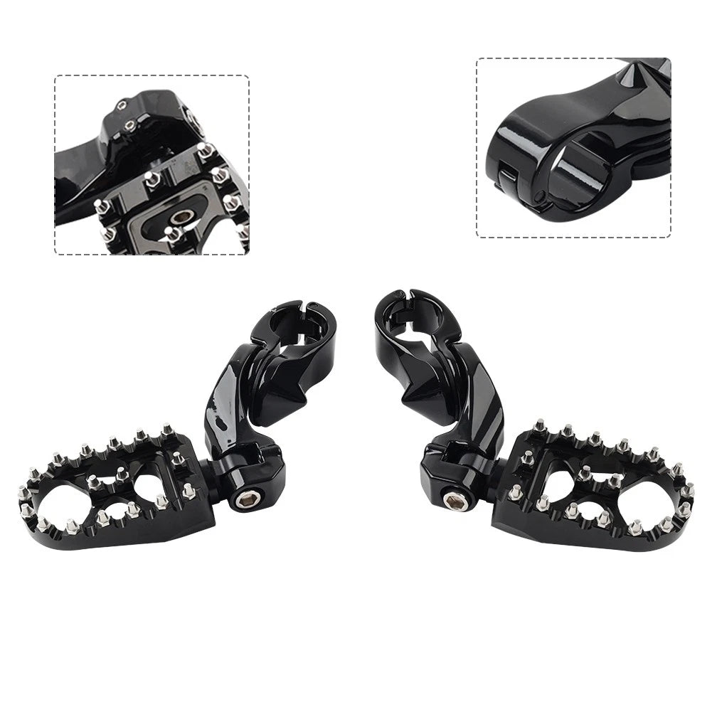 Highway Foot Pegs for Harley Touring (1-1/4'' Crash Bar)