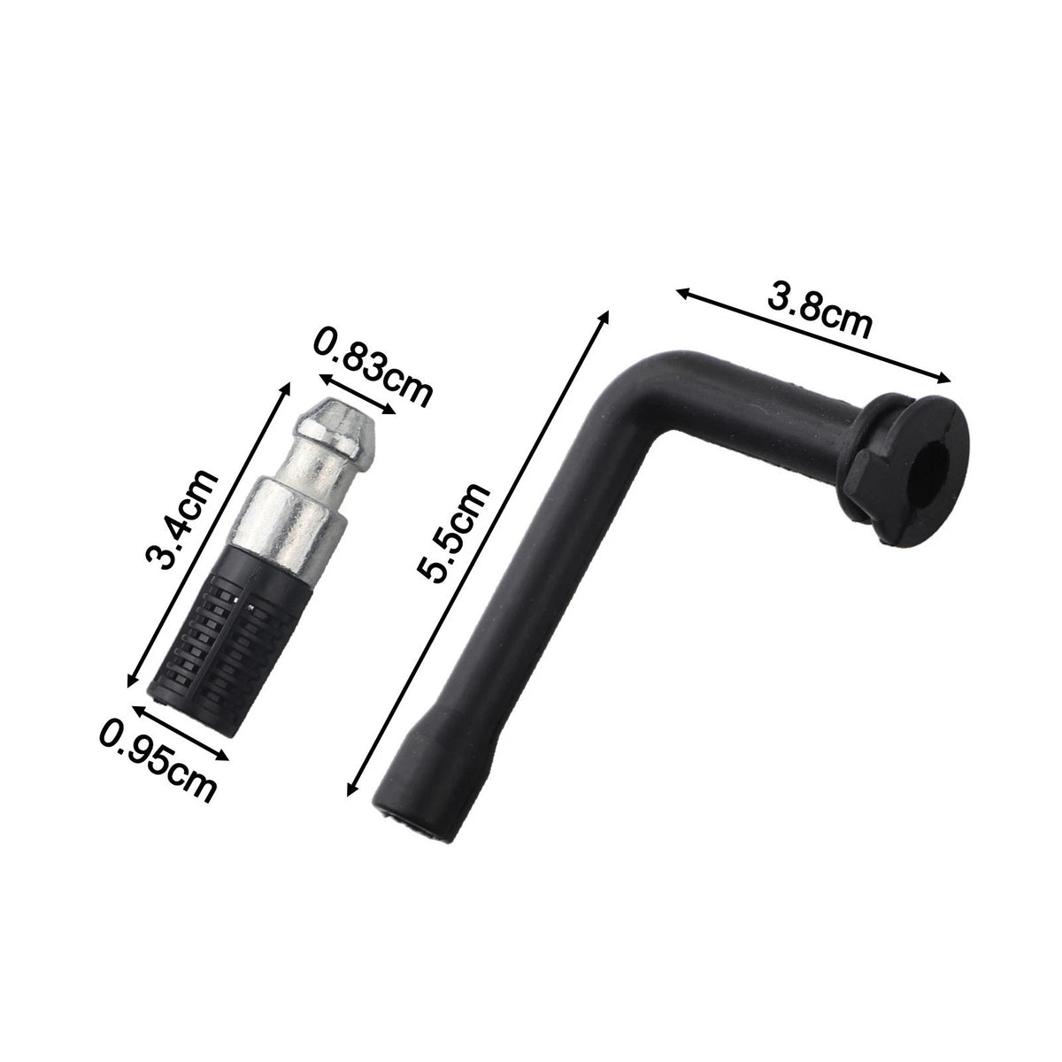 Oiling Efficiency Upper Lower Pipe & Filter Set for Compatible Engines
