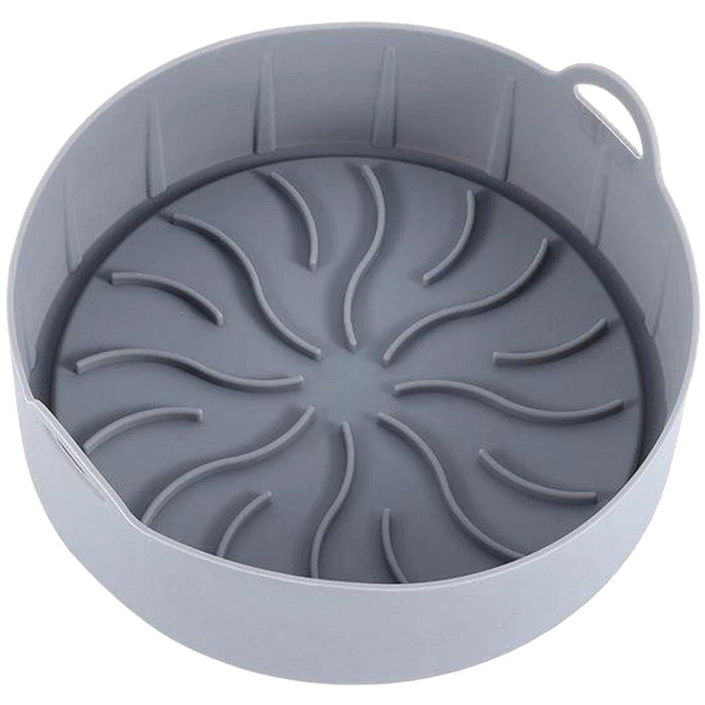 Silicone Liner for Air Fryer 7.4 Inch (19 cm) Grooved Base Design