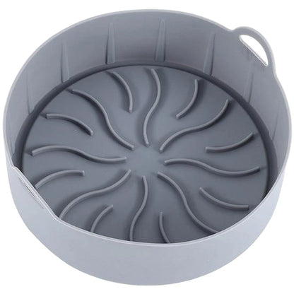 Silicone Liner for Air Fryer 7.4 Inch (19 cm) Grooved Base Design