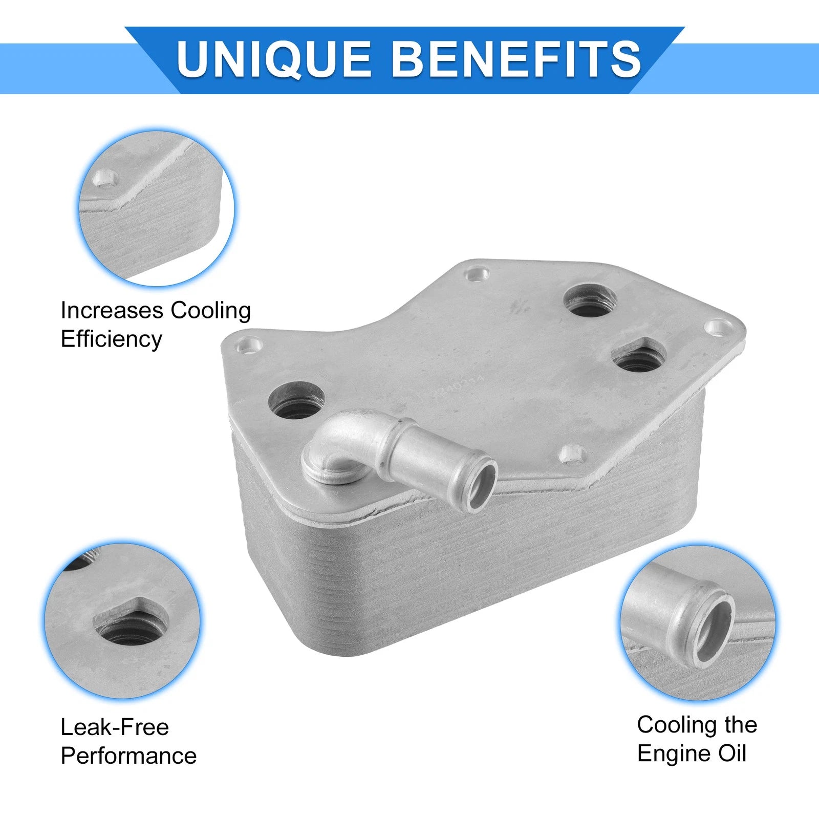 Engine Oil Cooler with Seals Replacement for Volkswagen Beetle (2000–2010)
