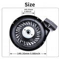 Auto Starter Motor Replacement for Standard Fit Engine Types (149.35mm, 5.88in)