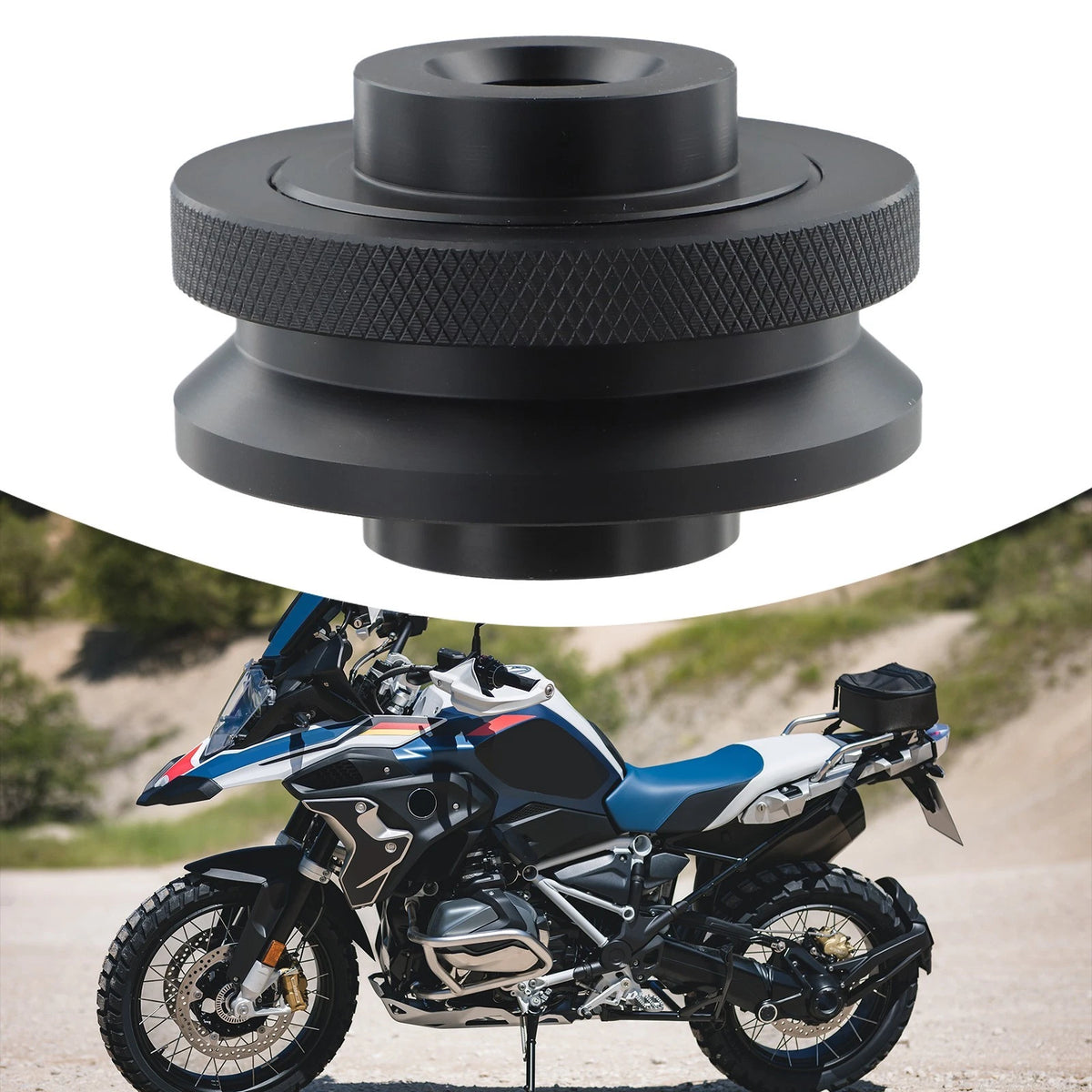 Wheel Balancer Adapter for Motorcycle Rear Wheel Balancing