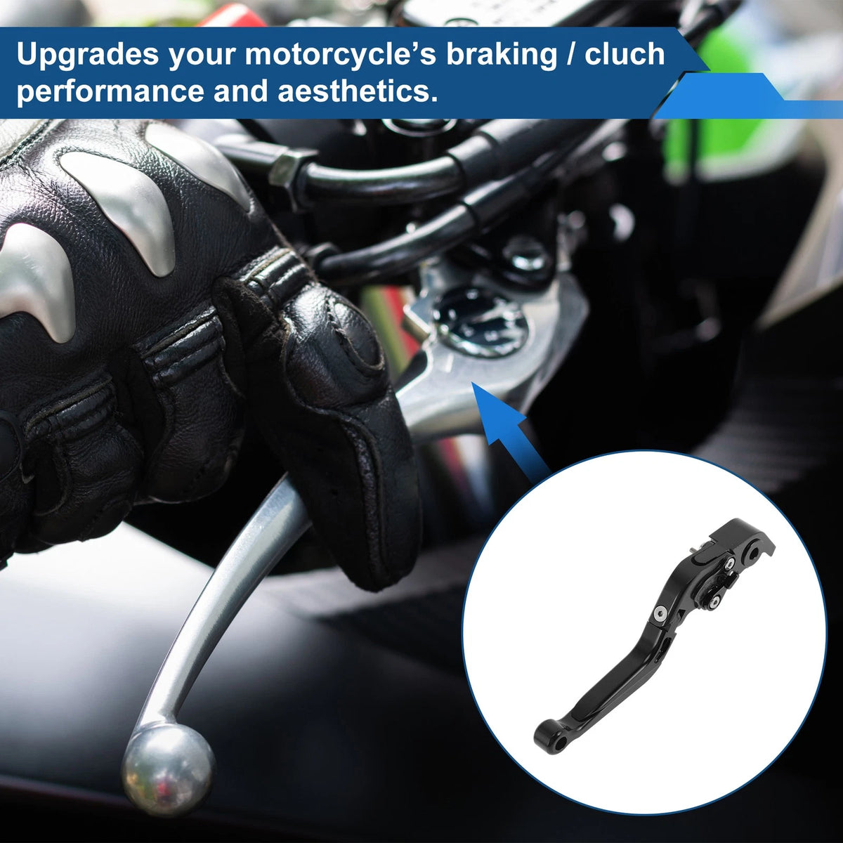 Brake Clutch Levers for Ducati 899 Panigale (2014–2015) 1 Pair Black Titanium