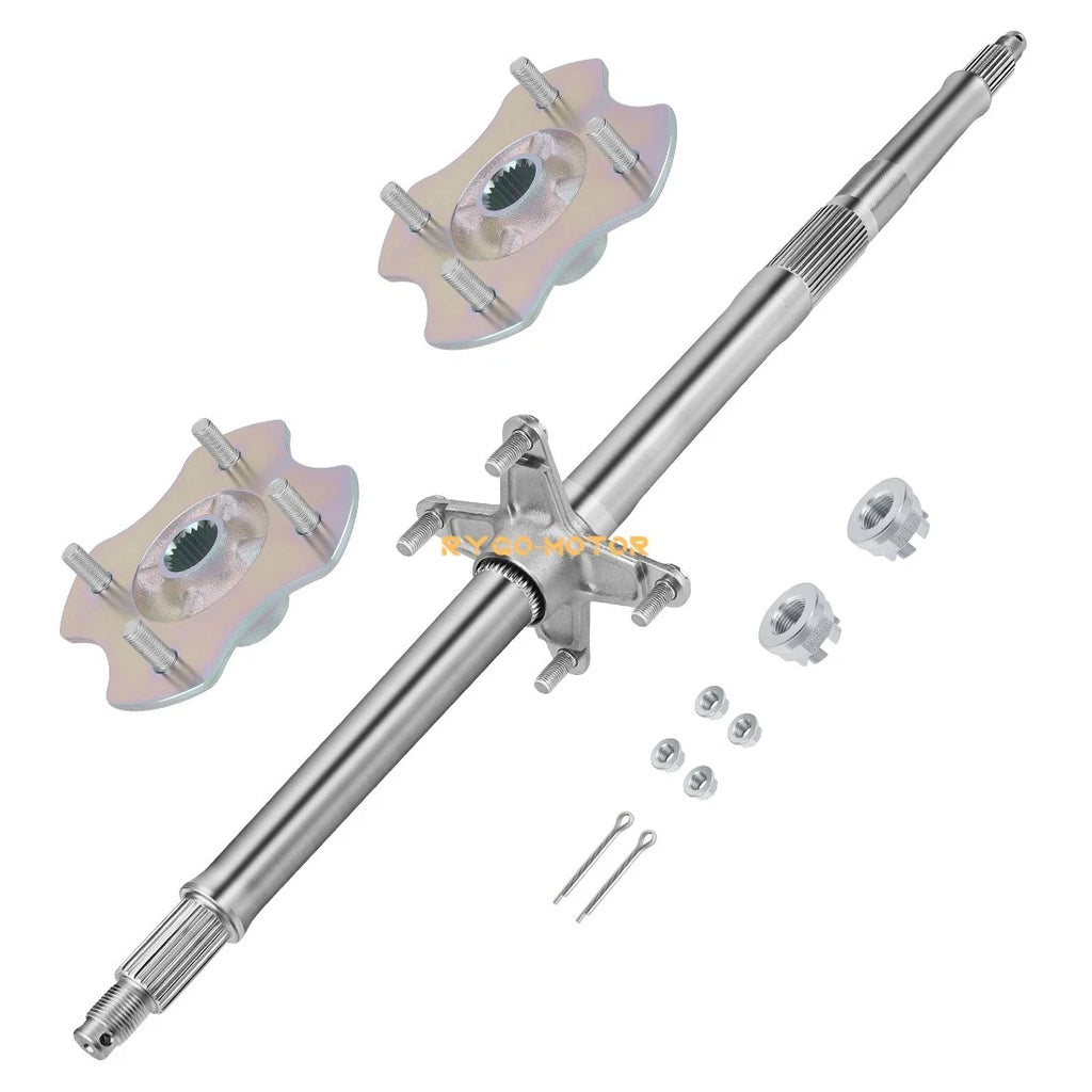 Rear Wheel Axle and Hubs for Honda TRX200 (1990–1996)
