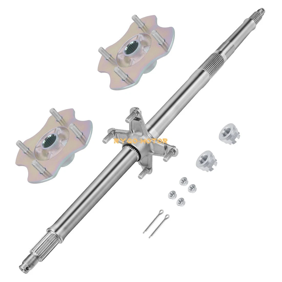 Rear Wheel Axle and Hubs for Honda TRX200 (1990–1996)