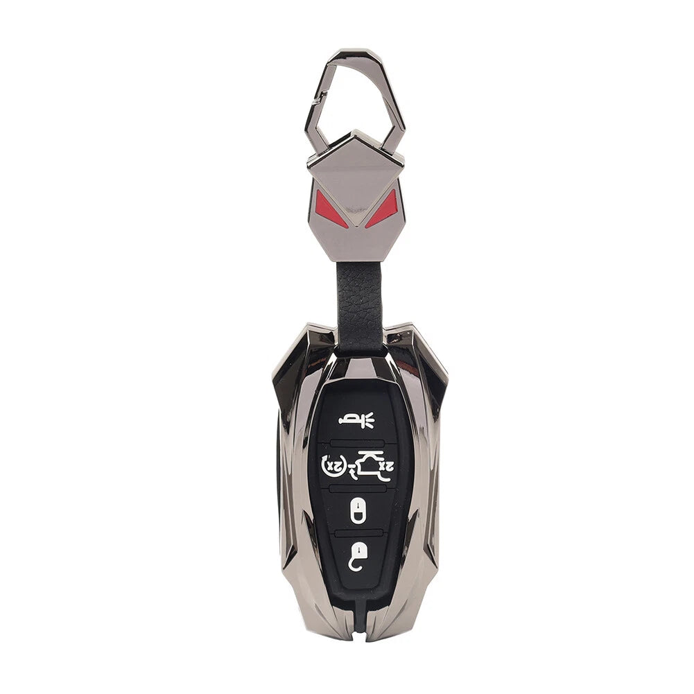1x Black 5-Button Remote Key Shell Case for Dodge Ram 1500 (2019–2023)