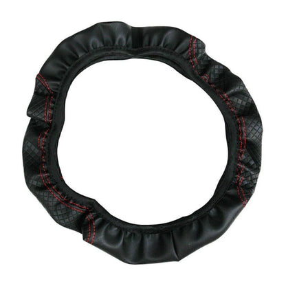 Steering Wheel Cover PU Leather for Universal 15" (37-38CM)
