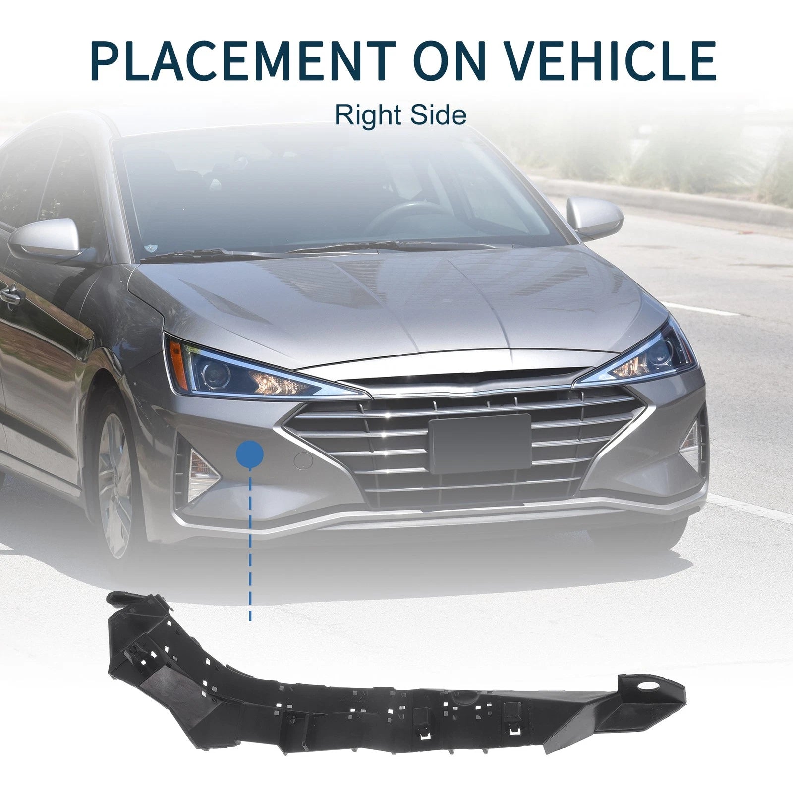 Right Front Bumper Retainer Bracket for Subaru Legacy (2010–2014)